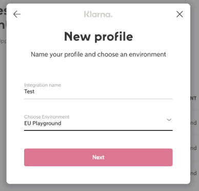 choose environment