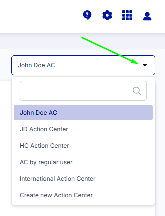choose Action Center