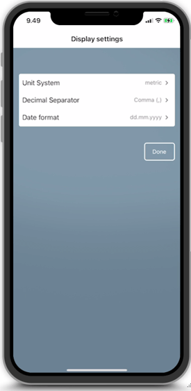 Confirm Display Settings