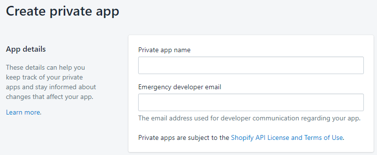 name app