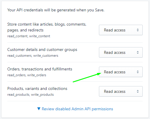 admin api