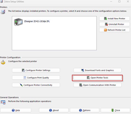 Open Printer Tools