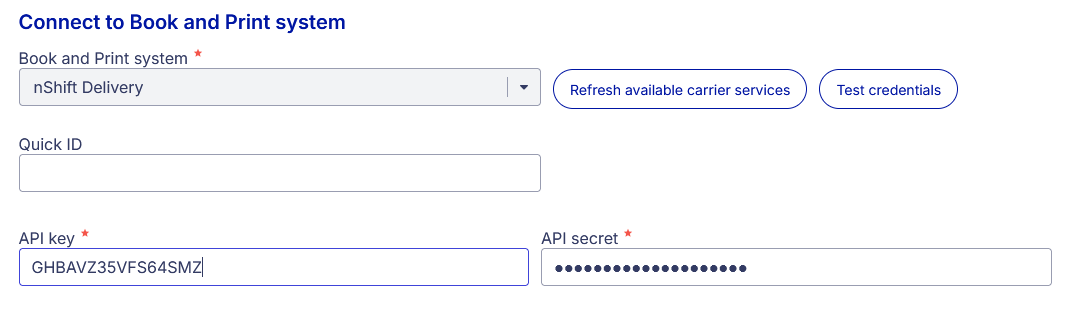 Connect a sender to Delivery
