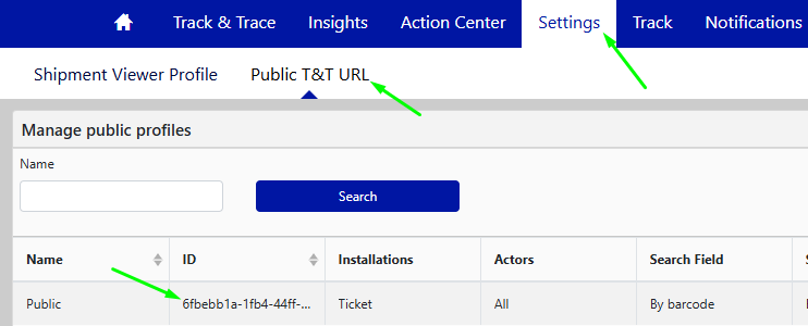public T&T profile