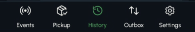 History in Navigation bar
