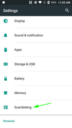 Setting up Point Mobile PM80 to work with Scan App – nShift