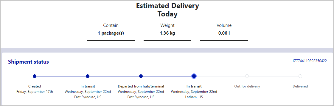 shipping methods - UPS API estimated delivery date - Magento Stack