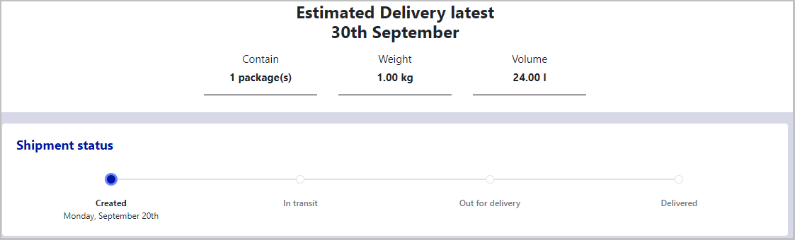 Carrier ETA - estimated delivery date – nShift