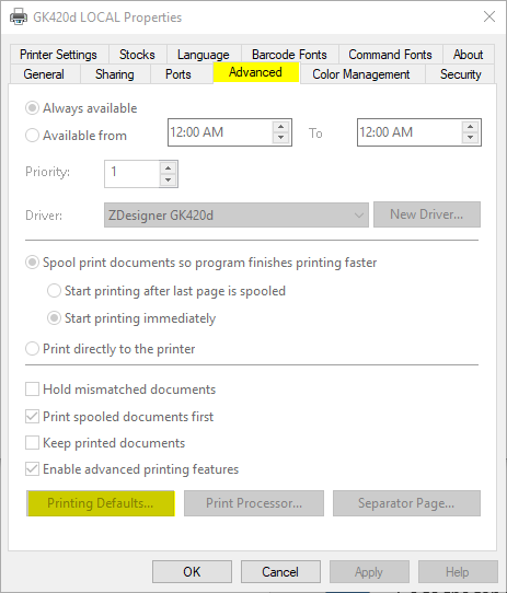 Installation Restart And Calibration Of A ZEBRA Printer NShift