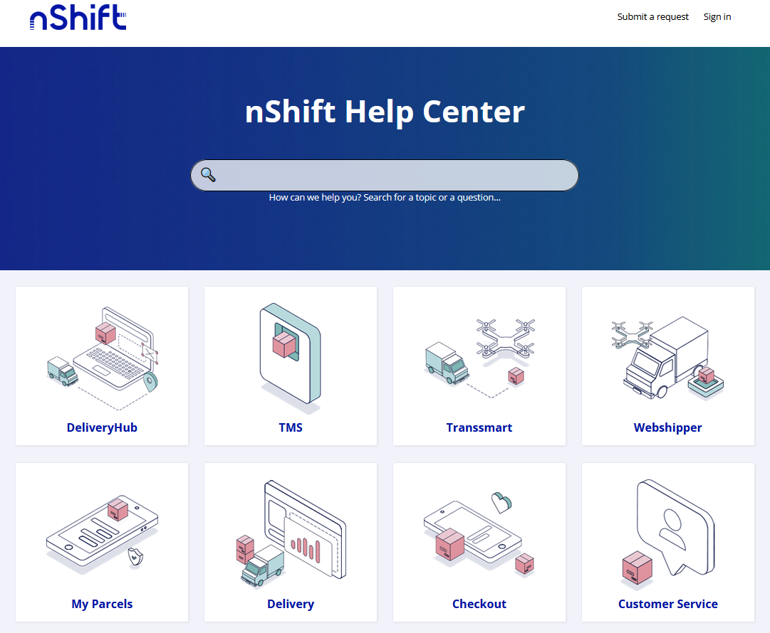 Getting started with nShift Help Center nShift